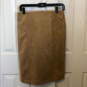 Marc New York suede pencil skirt